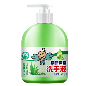 FLYING TOT 清新芦荟洗手液（500ml）X704（新疆，青海，内蒙，宁夏，甘肃，海南，西藏不发）