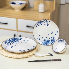 神田kanda 烧碗具日本经典落樱流五件套