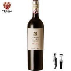Verga意大利进口红酒 珍藏经典基安蒂干红葡萄酒docg单支装750ML