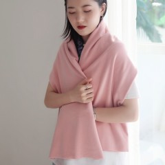 又见美物 温暖三件套礼盒 【保温杯+披肩毯+抽绳背包】 浅莲灰色/粉色可选 下单备注颜色