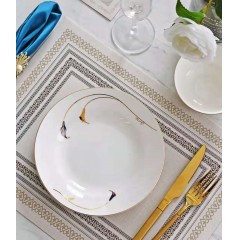 唐惠 美好生活餐具礼盒包装TH-6518（4.5寸金钟碗  X 6个  8寸汤盘X 4个  小汤勺  X 6个  大汤勺 1个 8寸奥碗X 1个）