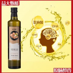 益大甄植 核桃油  500mLx2