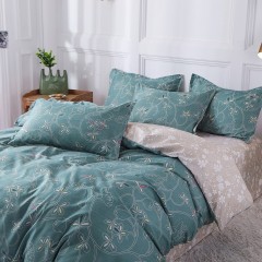 诸华漫调时光磨毛四件套MC-LP-TJ001被套200*230cm、床单230*250cm、枕套48*74cm*2