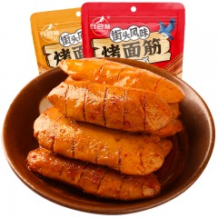 红谷林 烤面筋 3袋*100g 烧烤味/香辣味 可选下单备注口味