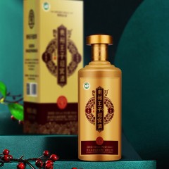 康乐庄园 黔贵川 贵州茅台镇 贵州王子迎宾酒 酱香型 53度白酒 1箱*6瓶*500ml