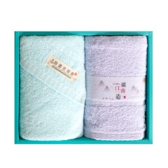 洁丽雅（GRACE）W1126菁枫双条毛巾礼盒装70*33cm 6925954494610  颜色随机发
