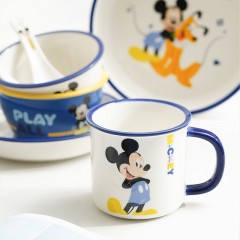 迪士尼 米奇一人食5件套陶瓷餐具礼盒A套装 WADSN-0076TCFO-A  6974992110624