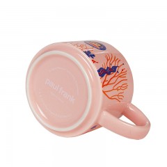 Paul Frank大嘴猴 马克杯套装PFC508T 300ML*2 珊瑚粉/海蓝色 下单请备注颜色