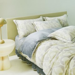 法国啄木鸟 牛奶绒印花四件套-桑坦ZHT-0042