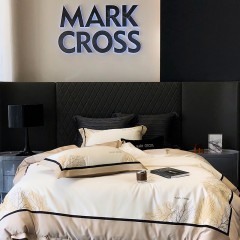 法国啄木鸟 100支纯棉精美绣花四件套-思瓦伯ZMT-0069