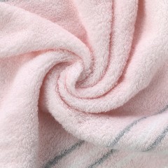洁丽雅 尚品洗浴套装四件套JM2819（浴巾*1 方巾*1 干发帽*1 束发带*1）6970542841017 颜色随机发货