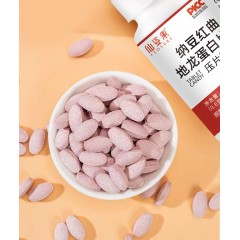 仙姿果纳豆红曲地龙蛋白片36克（0.6g*60片）*4瓶   6972974125635