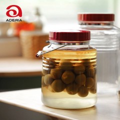 石塚硝子aderia 玻璃梅酒瓶泡酒瓶家用密封罐 3L（711）