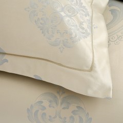 悠梦嘉居 YJ-14566 丝韵提加绣四件套 200x230 米金（内蒙、新疆、西藏、青海、宁夏、甘肃运费另算）