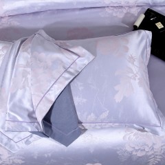 悠梦嘉居 YJ-14566 丝韵提加绣四件套 200x230 绸兰（内蒙、新疆、西藏、青海、宁夏、甘肃运费另算）