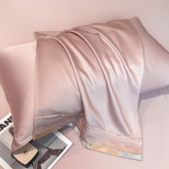 悠梦嘉居 YJ-14599 轻奢莱赛尔天丝刺绣四件套 200x230 豆沙（内蒙、新疆、西藏、青海、宁夏、甘肃运费另算）